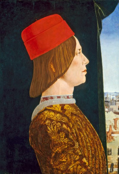 Giovanni II Bentivoglio, c.1474-1477 by Ercole de Roberti
